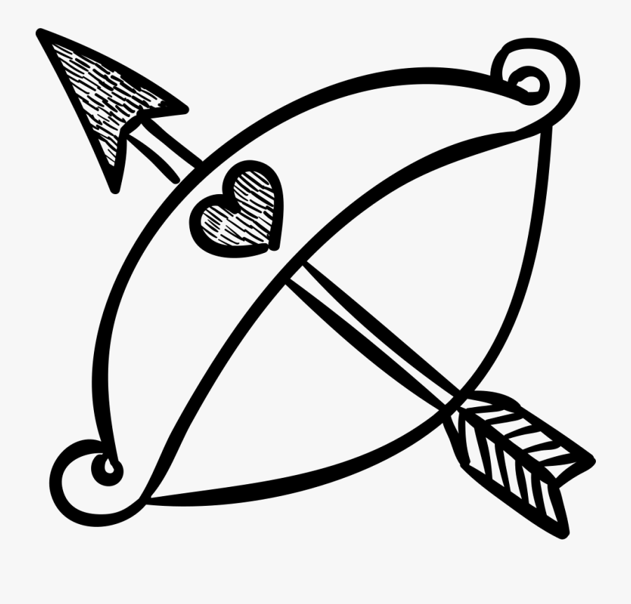 Drawing File Bow - Cupid, Transparent Clipart