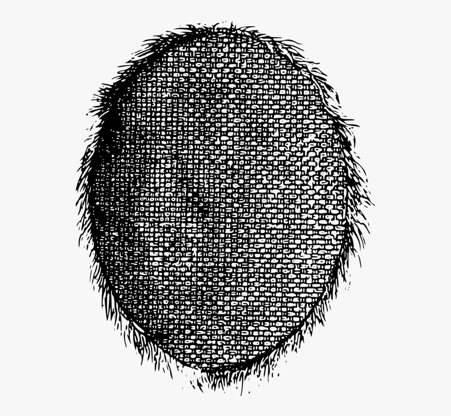 Head,symmetry,monochrome Photography - Circle, Transparent Clipart