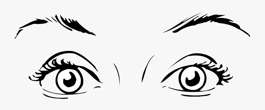 Eye Cdr Clip Art - Types Of Women Eyes, Transparent Clipart