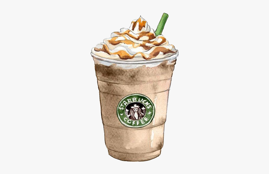 Starbucks Frap Coffee - Starbucks Drawing, Transparent Clipart