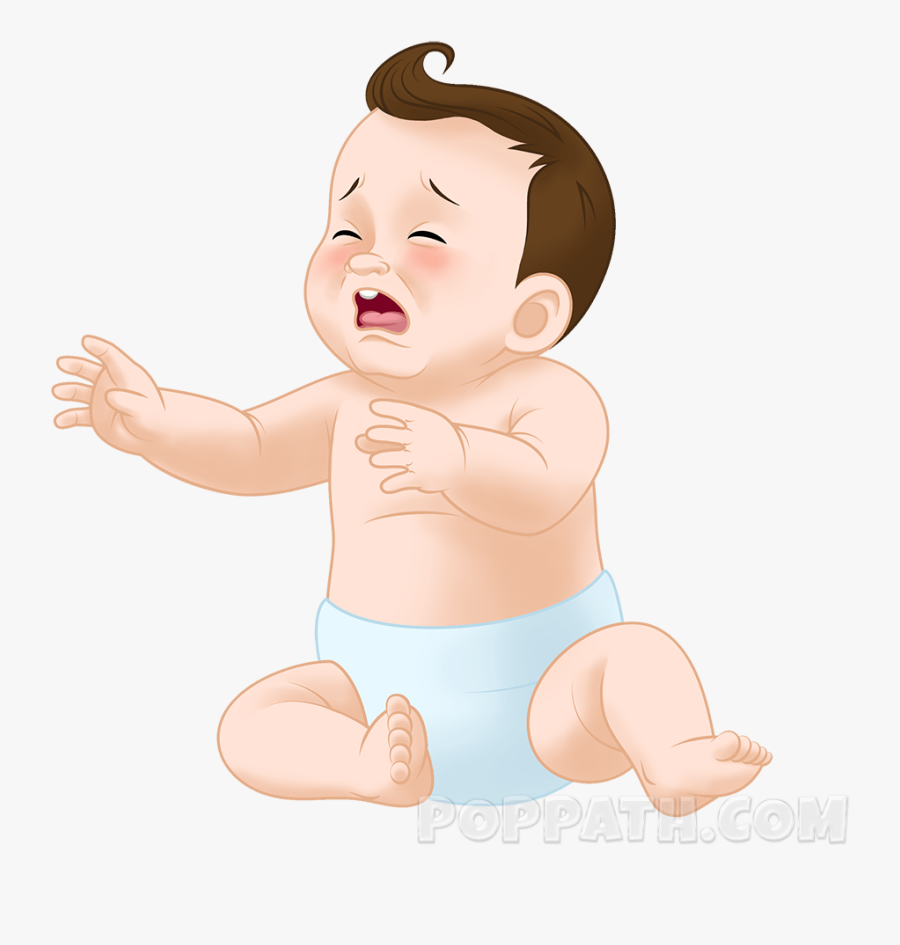 Baby Crying Png - Cartoon, Transparent Clipart