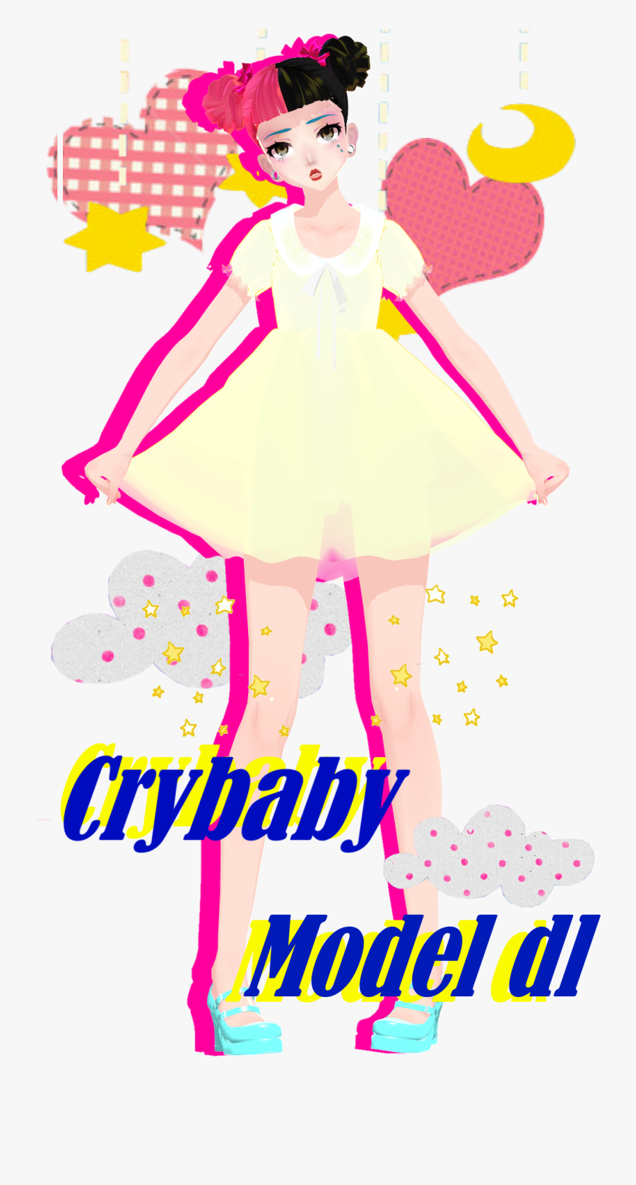 [mmd] Tda Melanie Martinez-crybaby By Reggieandcheese - Melanie Martinez Cry Baby Mmd Dl, Transparent Clipart