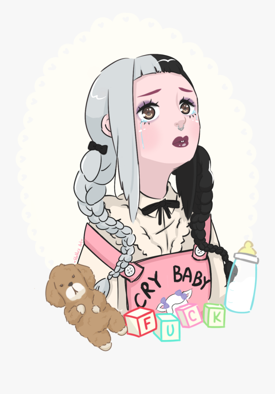 Cry Baby Melanie Martinez Drawings - Cry Baby Fan Art, Transparent Clipart