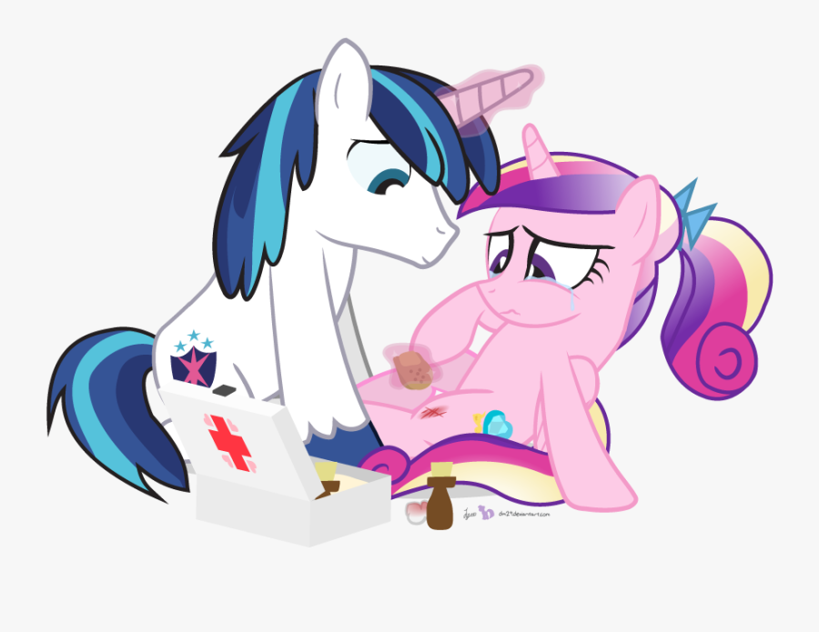 Big Girl Don"t Cry By Dm29 - Cadence And Shining Armor Kids, Transparent Clipart