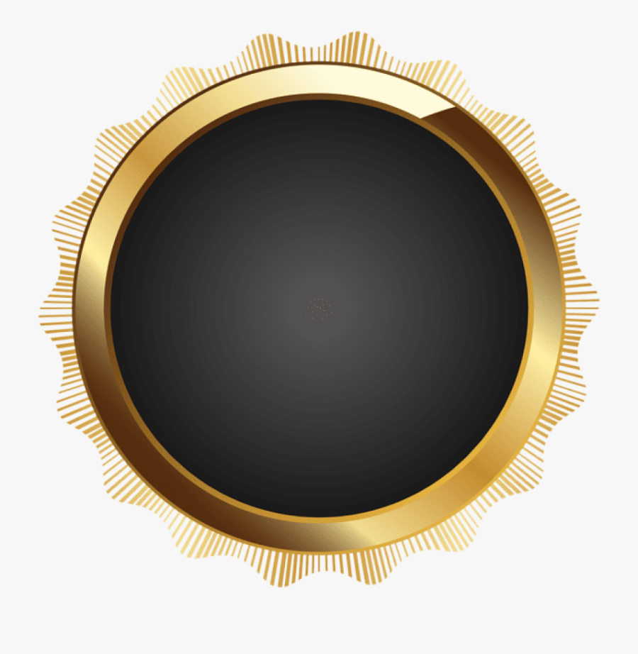 Free Png Download Seal Badge Black Clipart Png Photo - Circle, Transparent Clipart