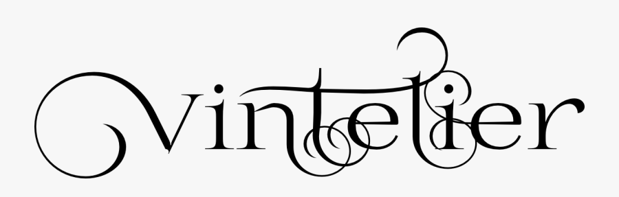 Vintelier - Calligraphy, Transparent Clipart