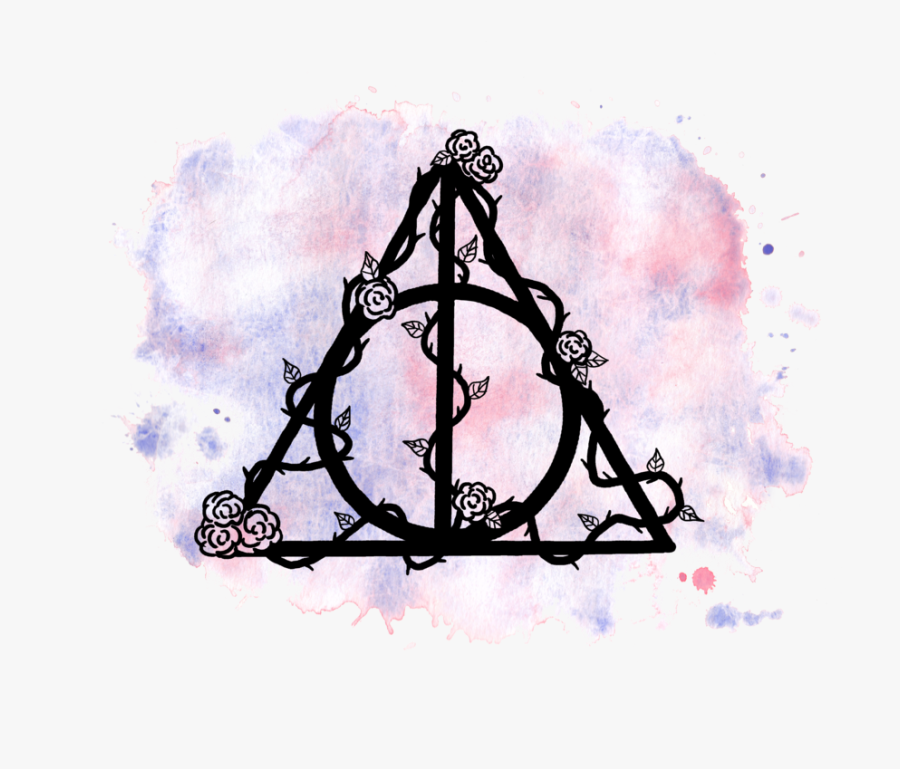 Watercolor Deathly Hallows By Visualpoems - Png Deathly Hallows Always Transparent, Transparent Clipart