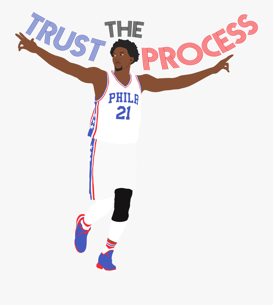 Nba Art Joel Embiid , Png Download - Transparent Joel Embiid Art, Transparent Clipart