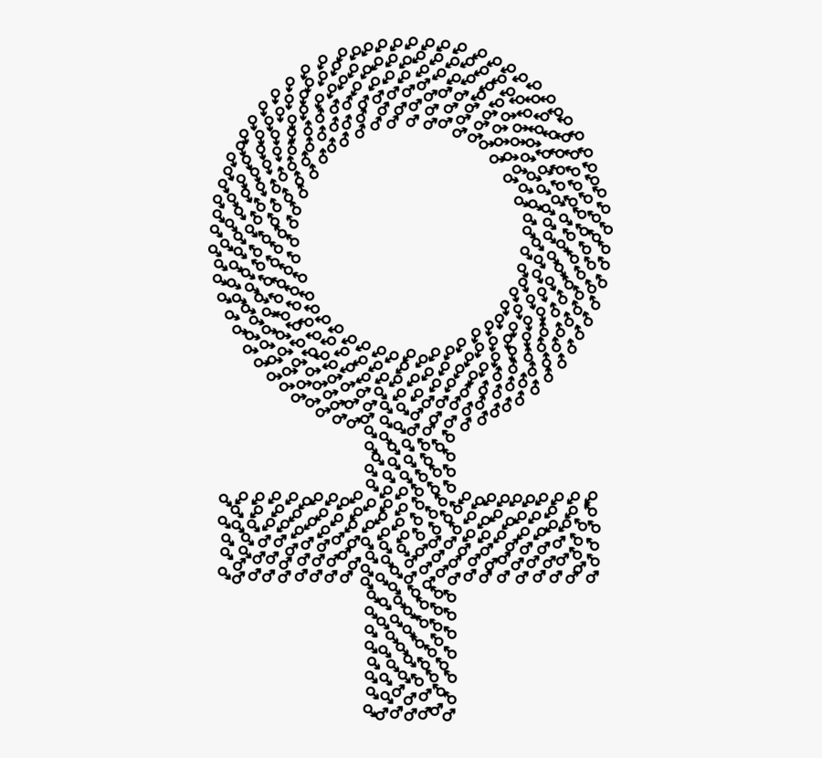 Line Art,neck,area - Women Symbol Art, Transparent Clipart