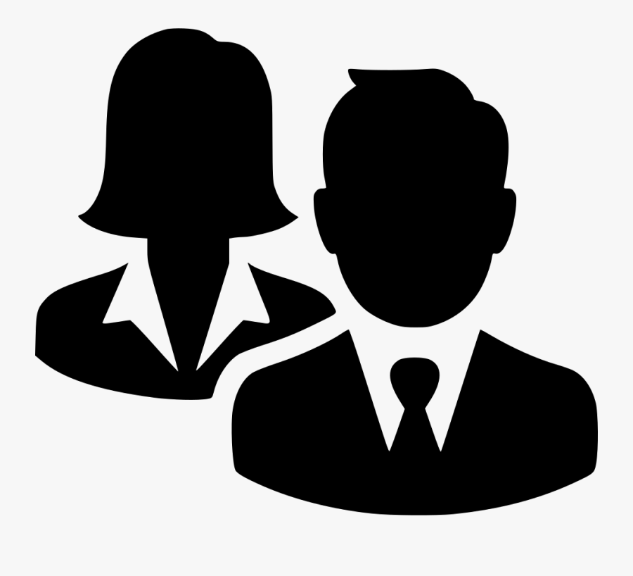 Transparent Man And Woman Png - Man Woman Icon Png, Transparent Clipart