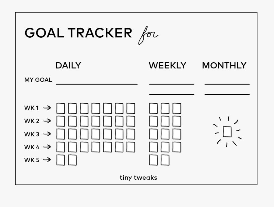 Clip Art Daily Goal Tracker - Greenpeace, Transparent Clipart