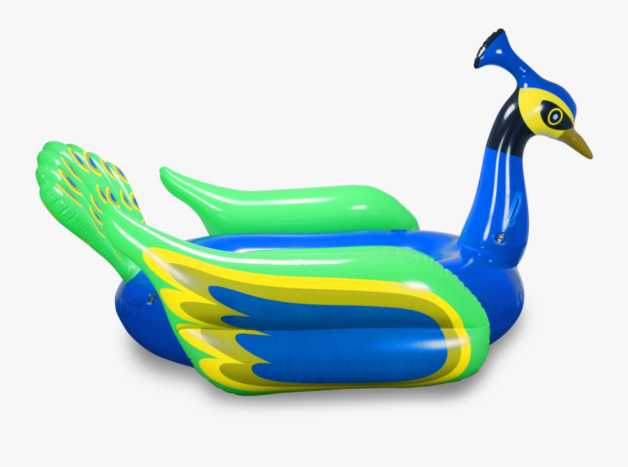 Inflatable Peacock Pool Toy - Pool Float, Transparent Clipart