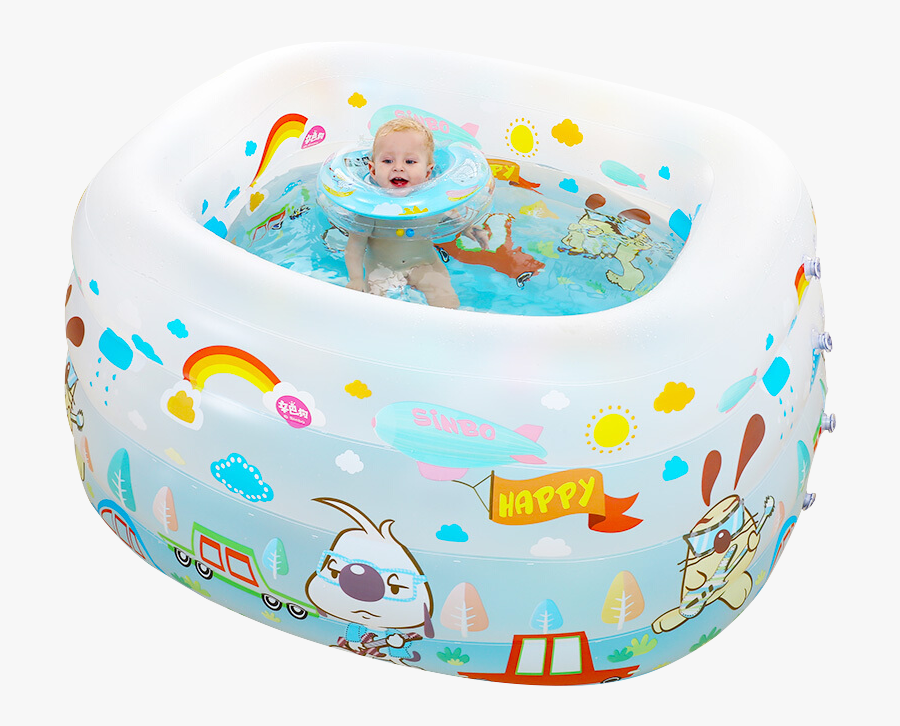 Lightning Delivery] Nuoao Baby Swimming Pool Home Thickening - Inflatable, Transparent Clipart