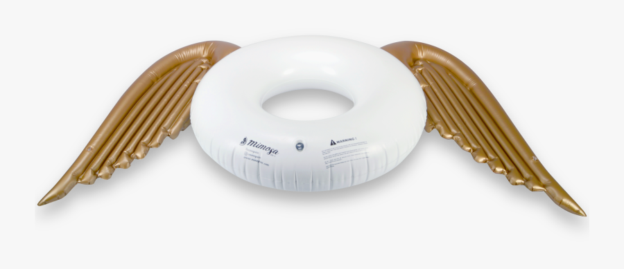 Angel Wings Round Tube Pool Float - Angel Wings Floating Wheel, Transparent Clipart