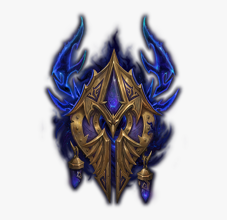 Clip Art Champions Of Highmountain - Void Elf Symbol Wow, Transparent Clipart