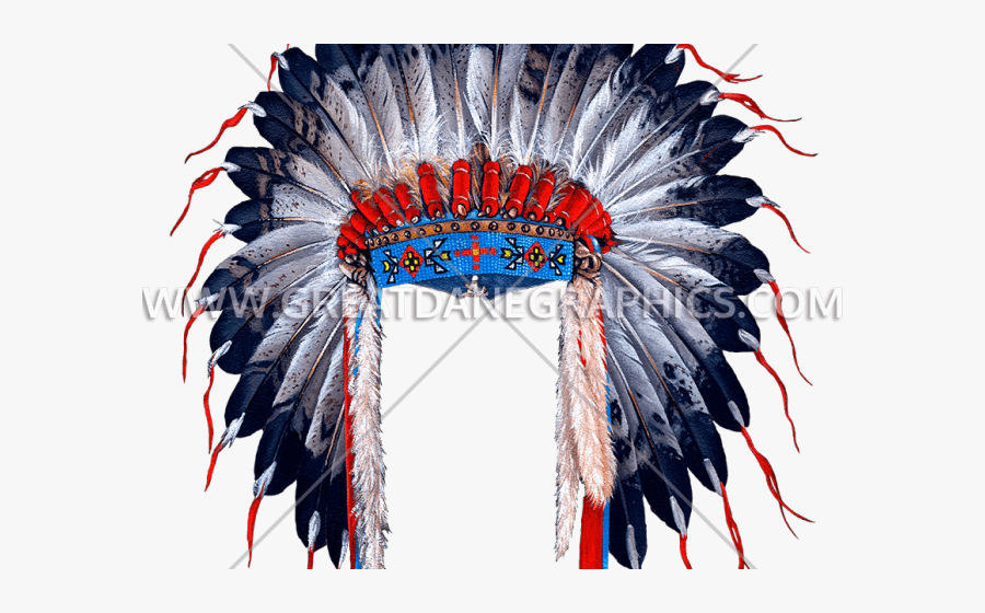 Indian Headdress Transparent Background, Transparent Clipart