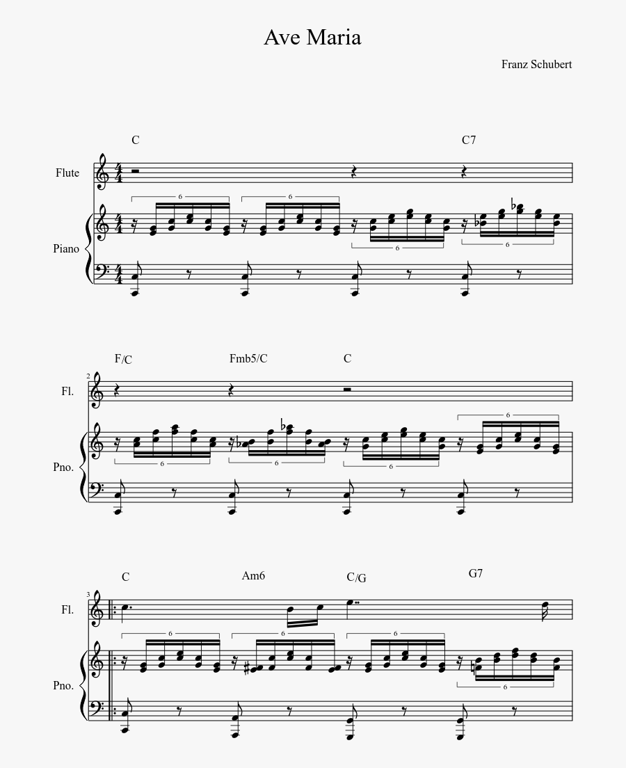 Even When It Hurts Chords - Pdf Ave Maria Schubert, Transparent Clipart