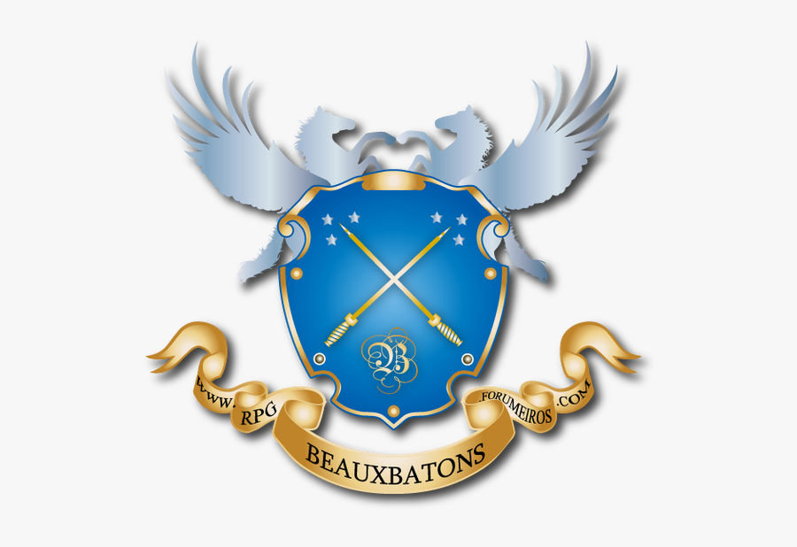 Harry Potter Beauxbatons Crest, Transparent Clipart