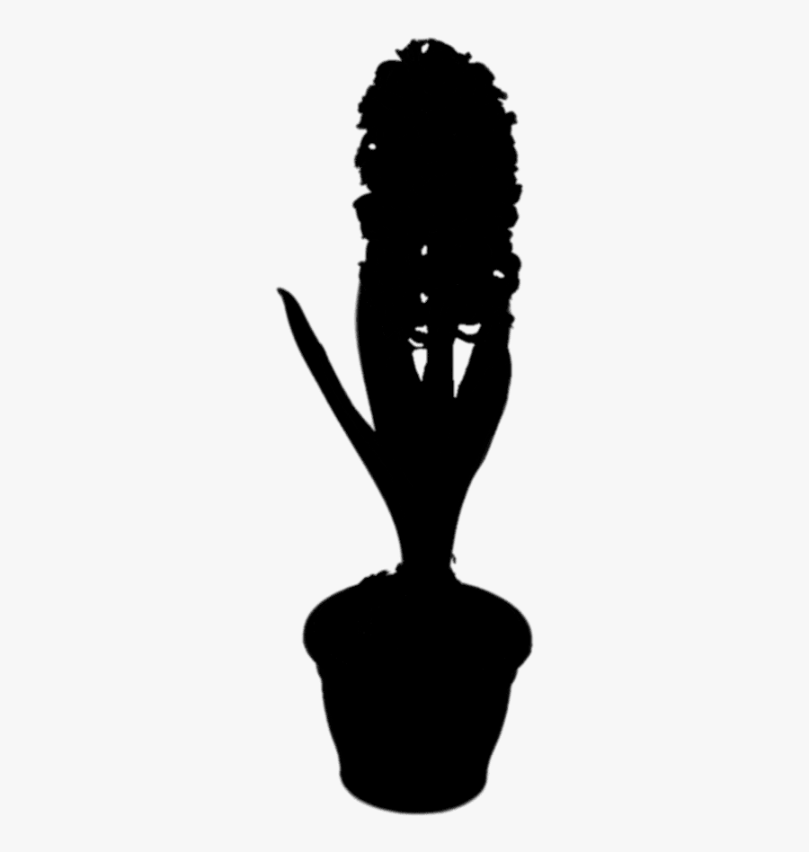 Clip Art Finger Silhouette Flowering Plant Plants - Houseplant, Transparent Clipart