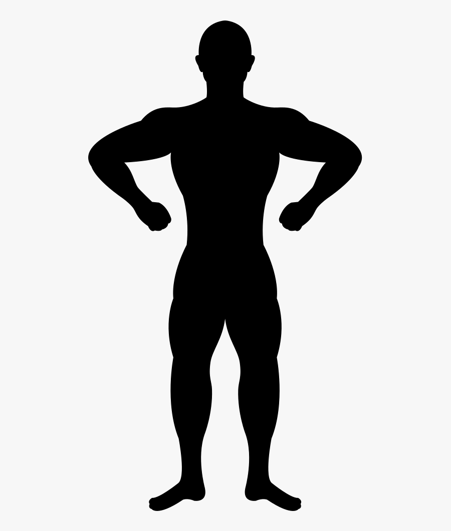 Gymnast Silhouette - Fast Essential Oils Work, Transparent Clipart