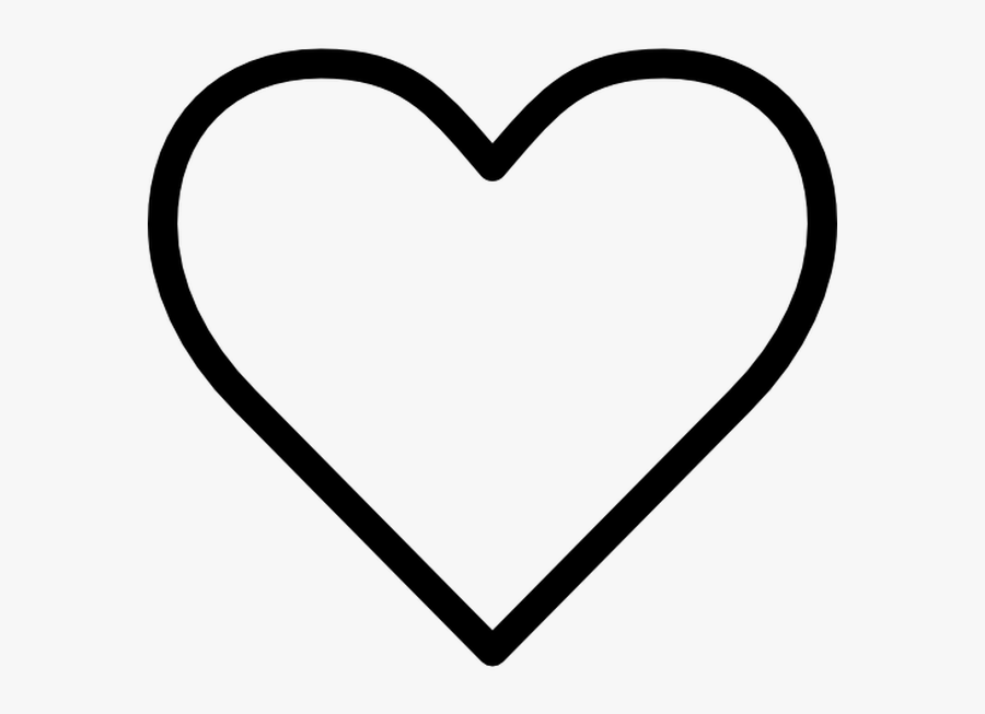 White Love Heart Emoji, Transparent Clipart