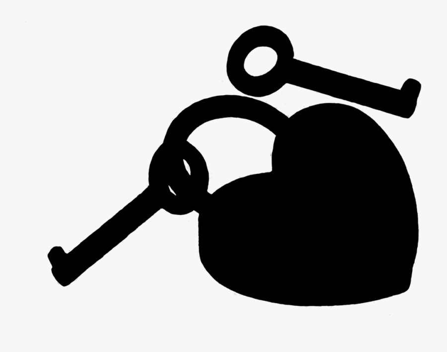 Key To The Heart, Castle, Silhouette - Silhouette, Transparent Clipart