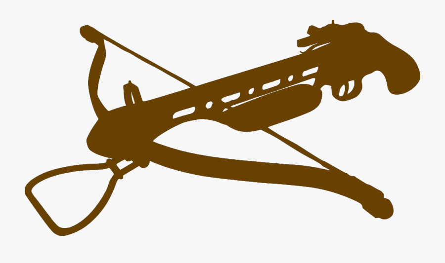 Silhouette Arme - Crossbow Clip Art, Transparent Clipart