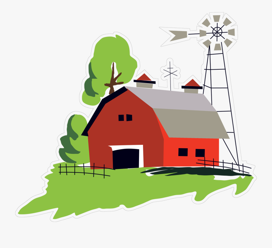 Barn Print & Cut File - Illustration, Transparent Clipart