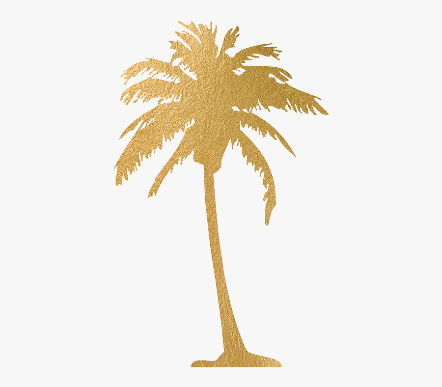 Island Silhouette Png -palm Vector Free Download, Hd - Palm Tree Silhouette Pink, Transparent Clipart