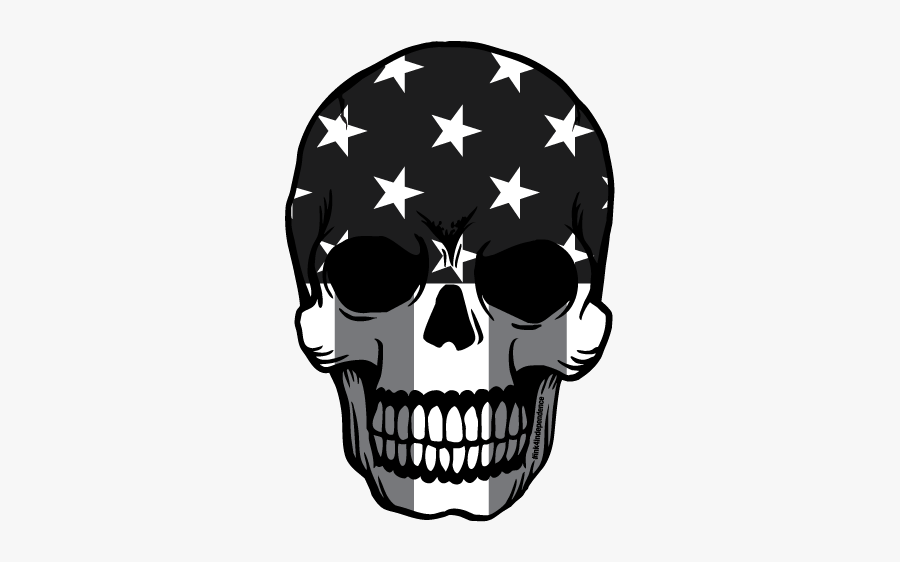 Clip Art Skull Black And White - Vancouver Grizzlies Dad Hat, Transparent Clipart
