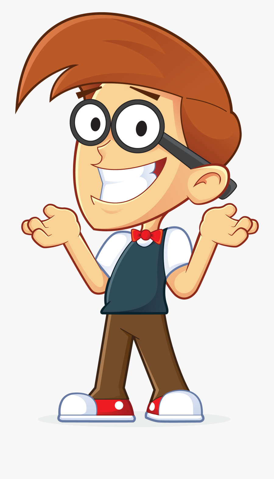 Transparent Gossip Clipart - Thinking Man Cartoon Png, Transparent Clipart