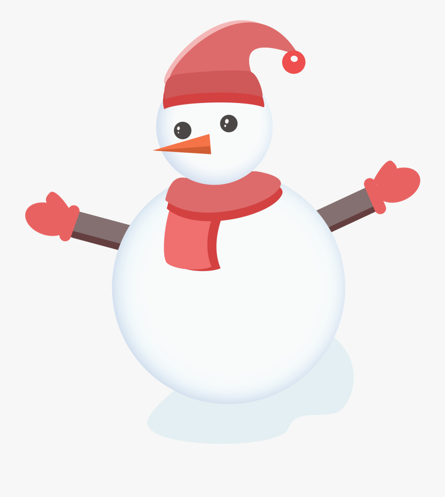 Transparent Christmas Cartoon Png - Snowman, Transparent Clipart
