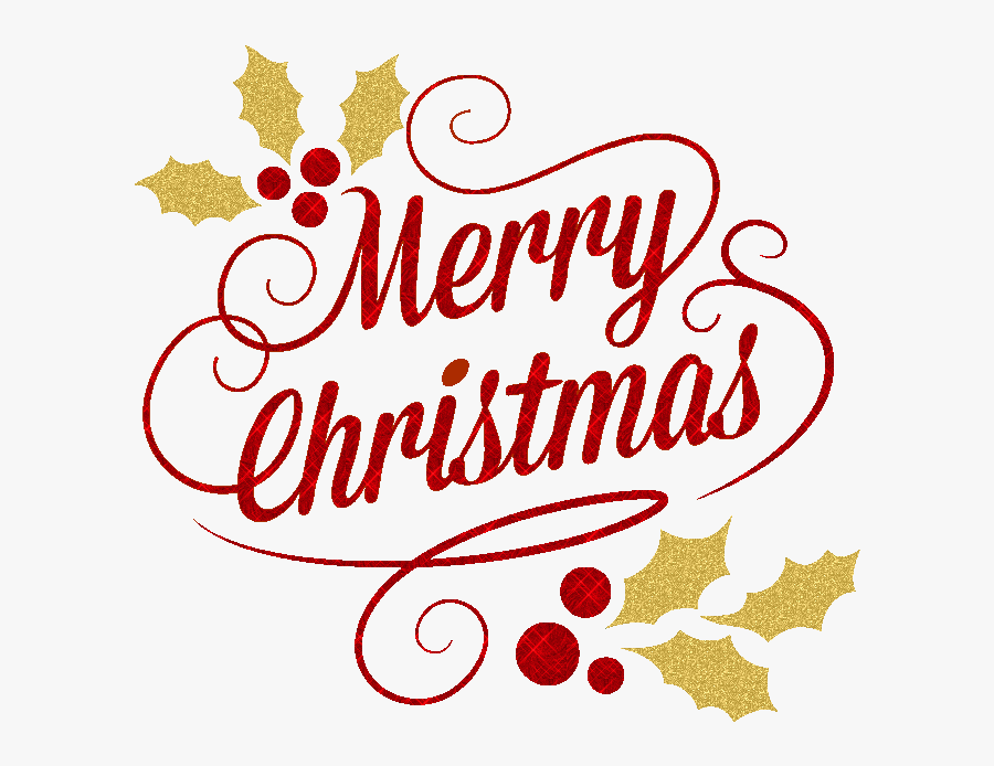 Image Merry Christmas 21 Christmas Animated Glitter - Calligraphy, Transparent Clipart