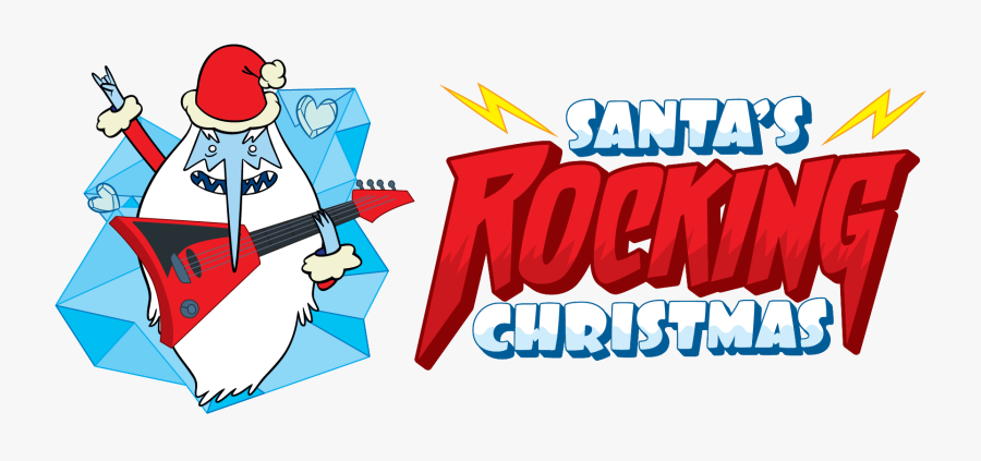 Santa Rockin Christmas Cartoon Network, Transparent Clipart