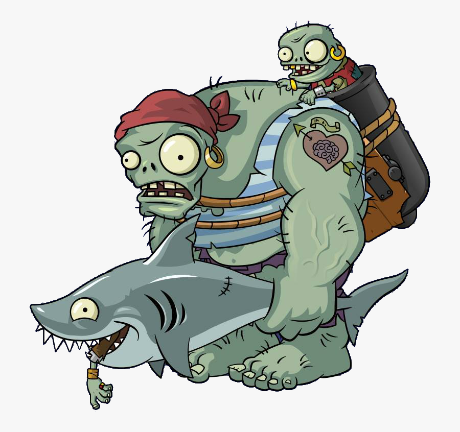 Pirate Gargantuar - Plants Vs Zombies 2 Gargantuar Pirate, Transparent Clipart