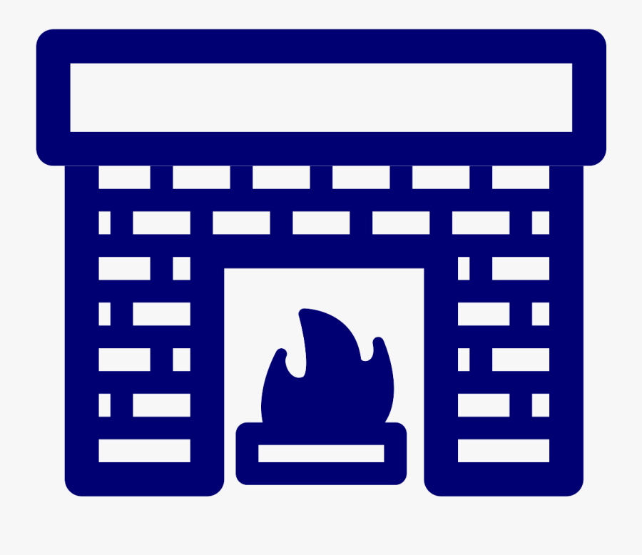 Fireplace - Fireplace Svg, Transparent Clipart