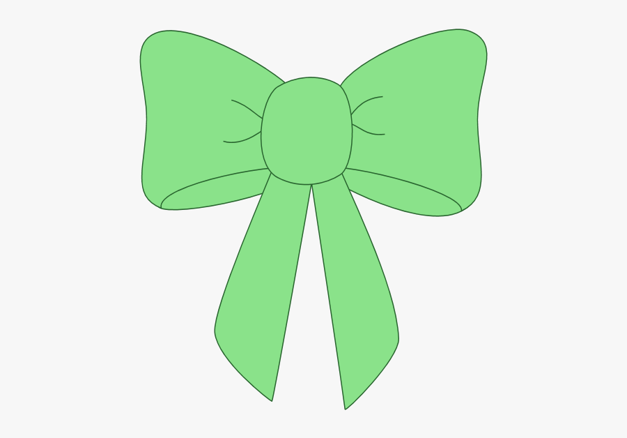 Clipart Bow Green - Pink Bow Clipart Png, Transparent Clipart