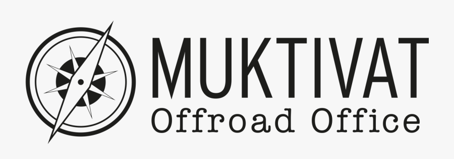 Muktivat - Offroad Office - Black-and-white, Transparent Clipart