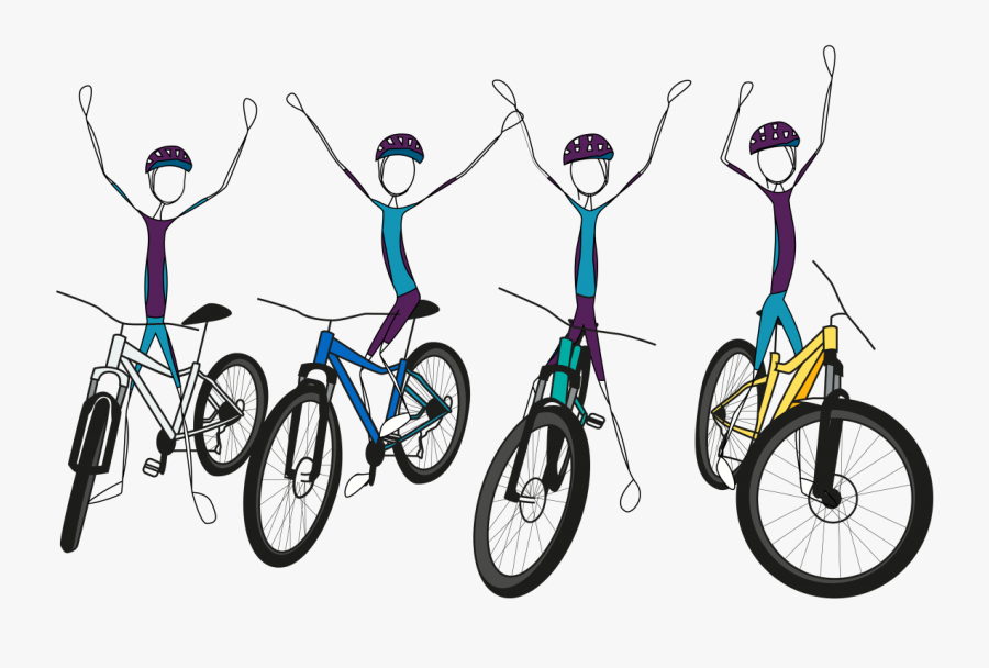 Hybrid Bicycle, Transparent Clipart
