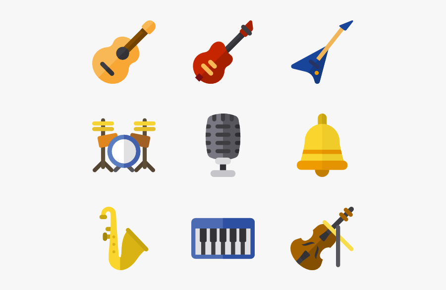 Musical Instruments - Musical Instruments Icon Png, Transparent Clipart