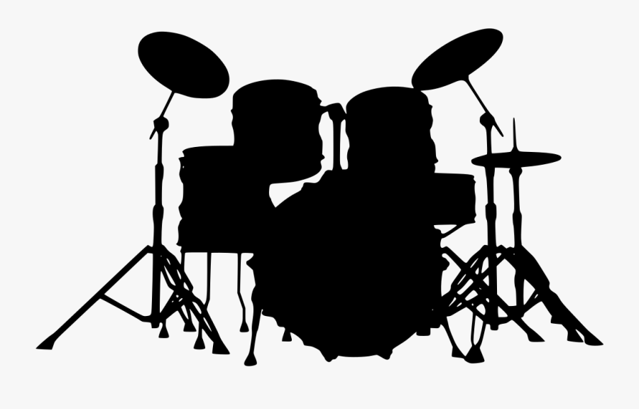 Black And White Musical Instruments Png Clipart , Png - Transparent Background Drum Set Transparent, Transparent Clipart