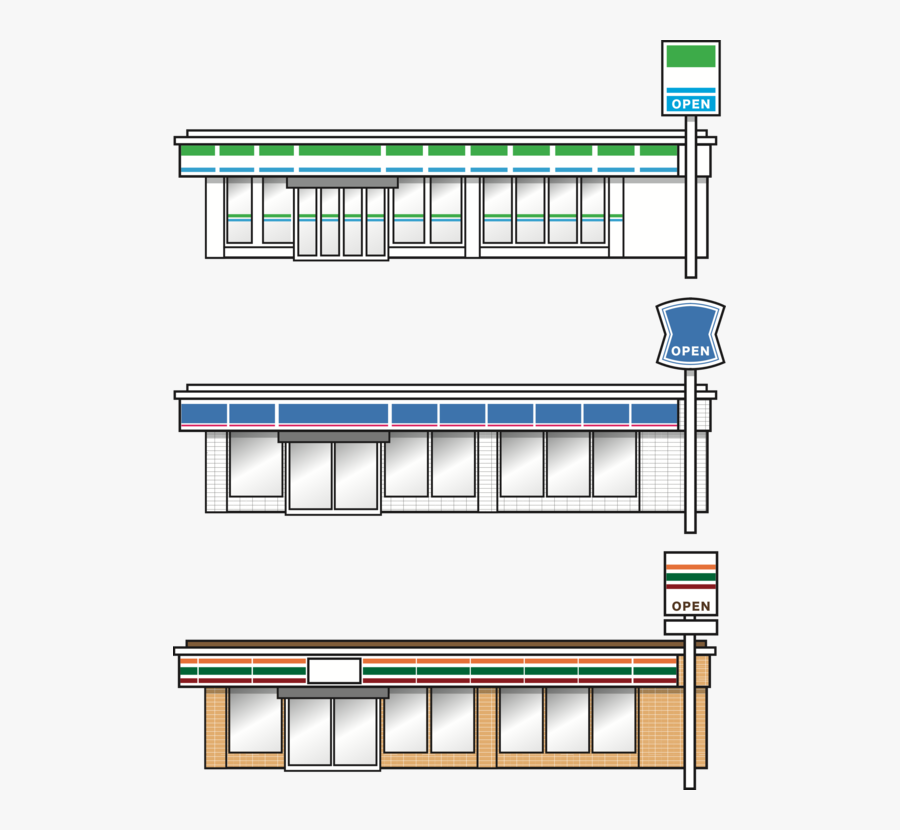 Elevation,area,shed - 7 Eleven Clipart, Transparent Clipart