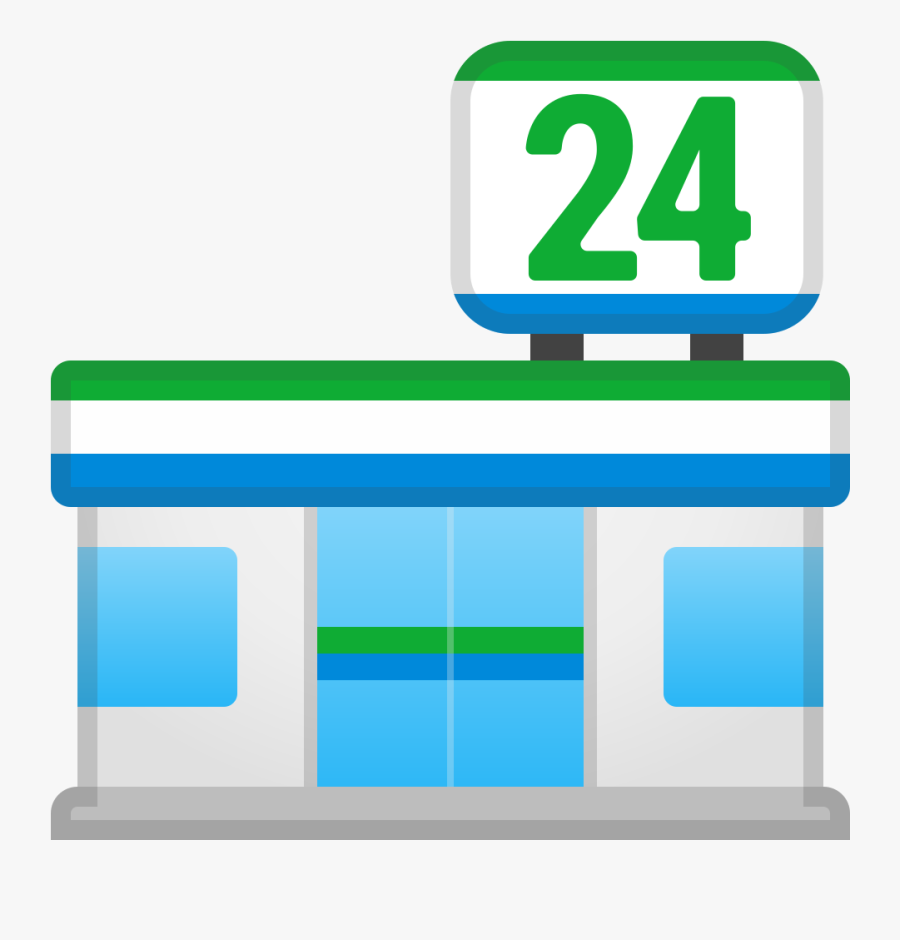 Icon Noto Emoji Travel - Convenience Store Icon, Transparent Clipart