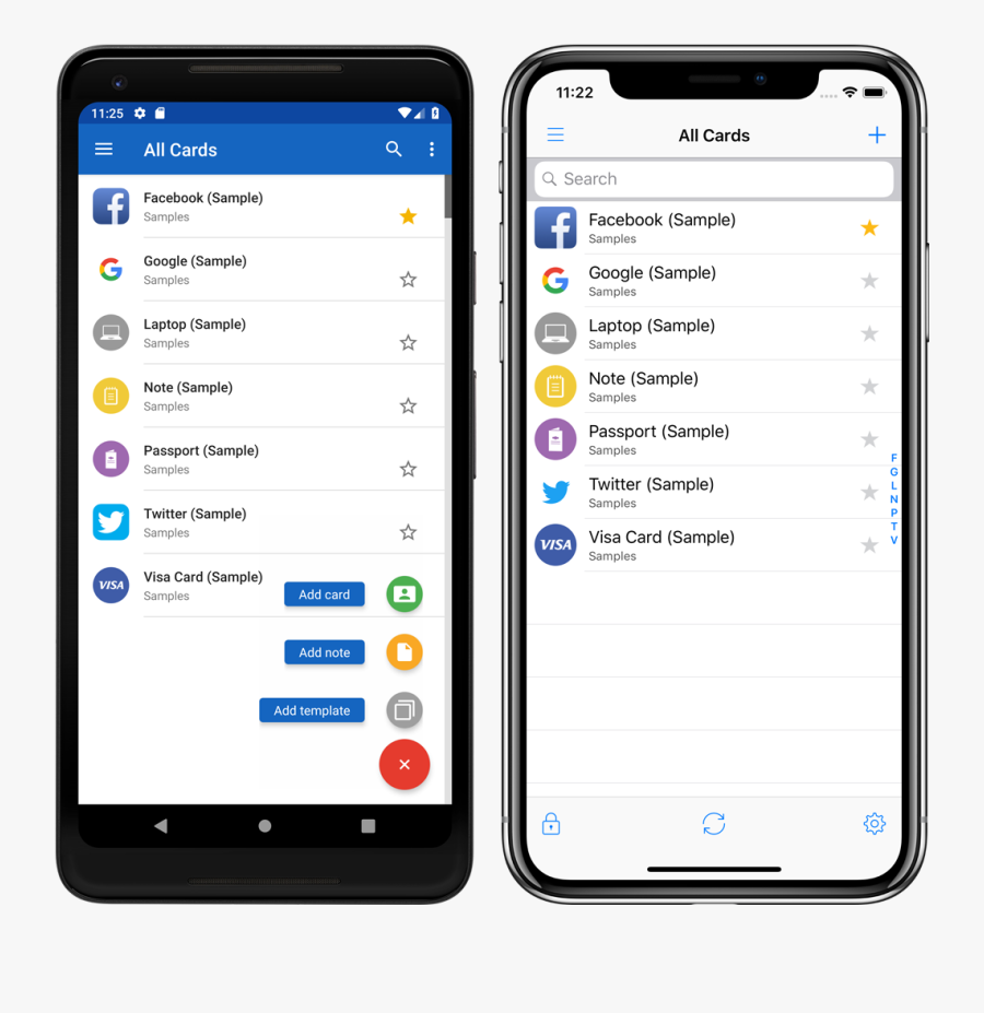 Android And Ios Phone, Transparent Clipart