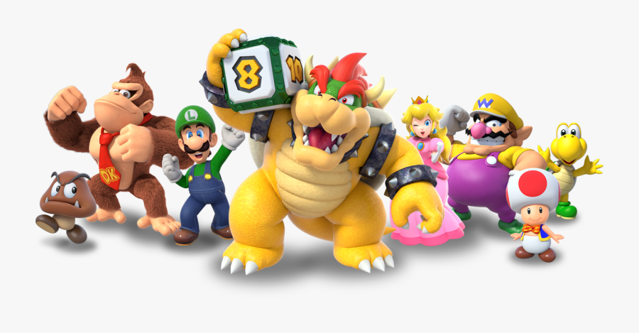 Super Mario Party Switch All Characters, Transparent Clipart