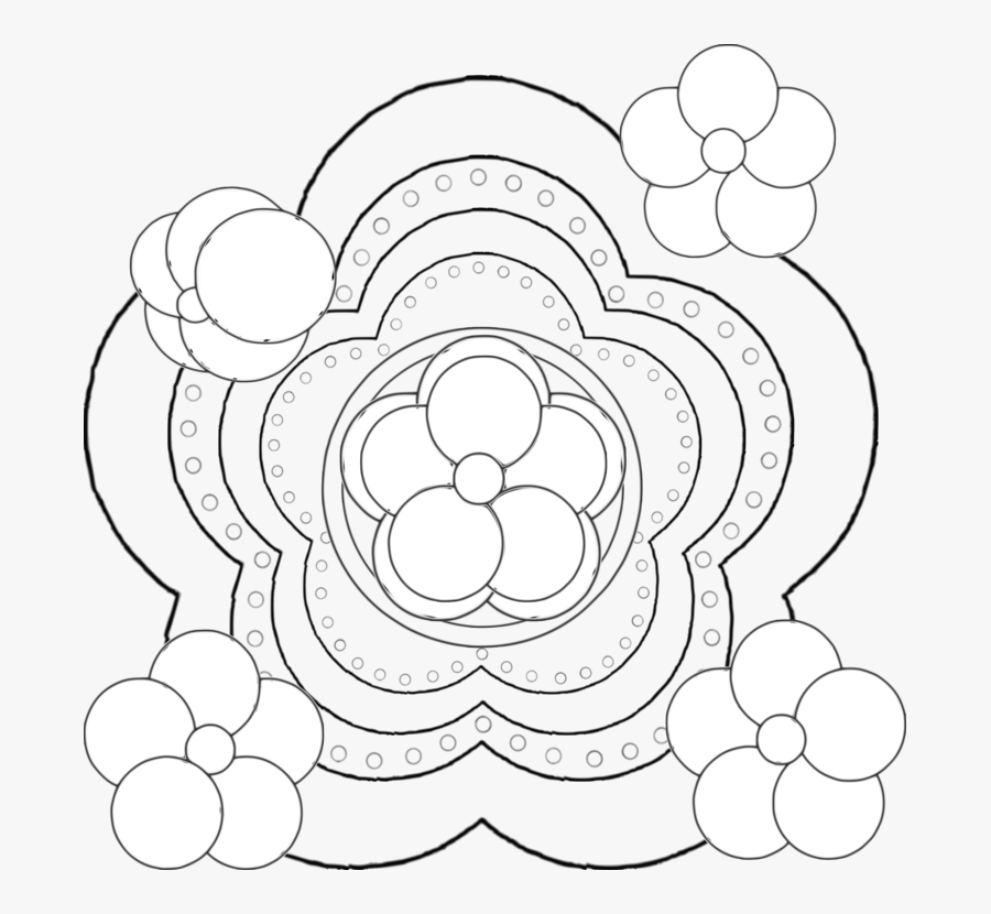 Symmetry,monochrome,line Art - Line Art, Transparent Clipart