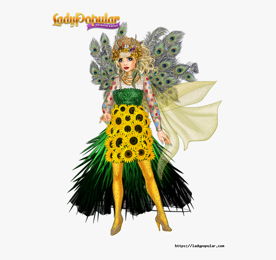 Lady Popular, Transparent Clipart
