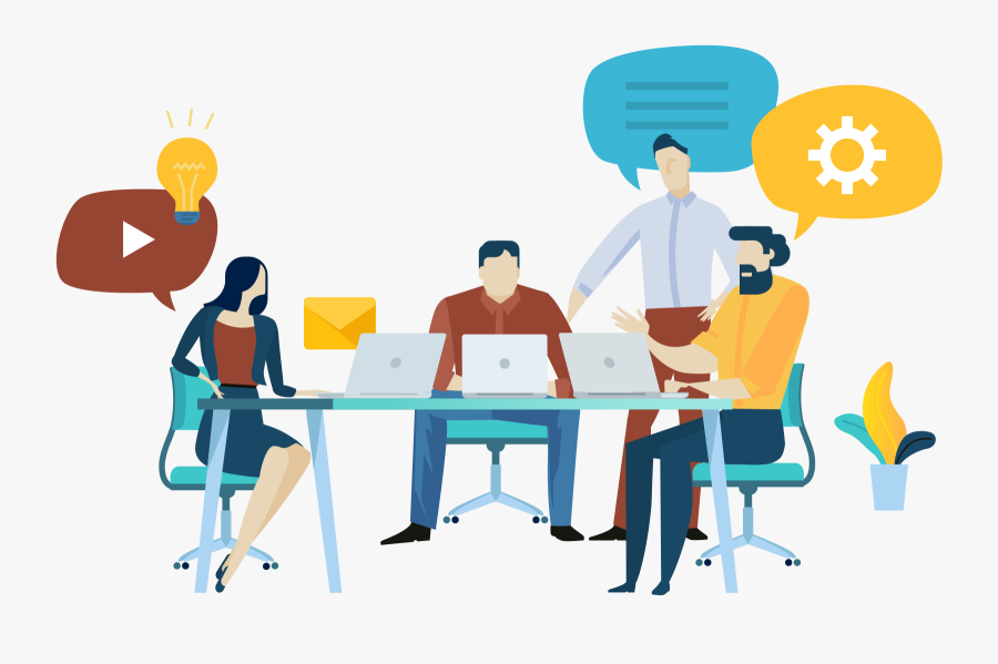 Marketing Team, Transparent Clipart