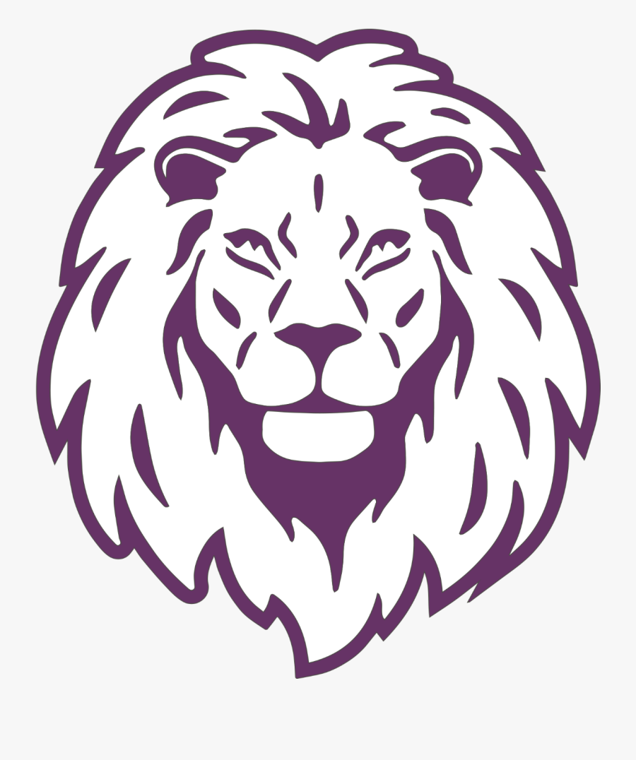 School Logo - Face Lion Drawings Easy, Transparent Clipart