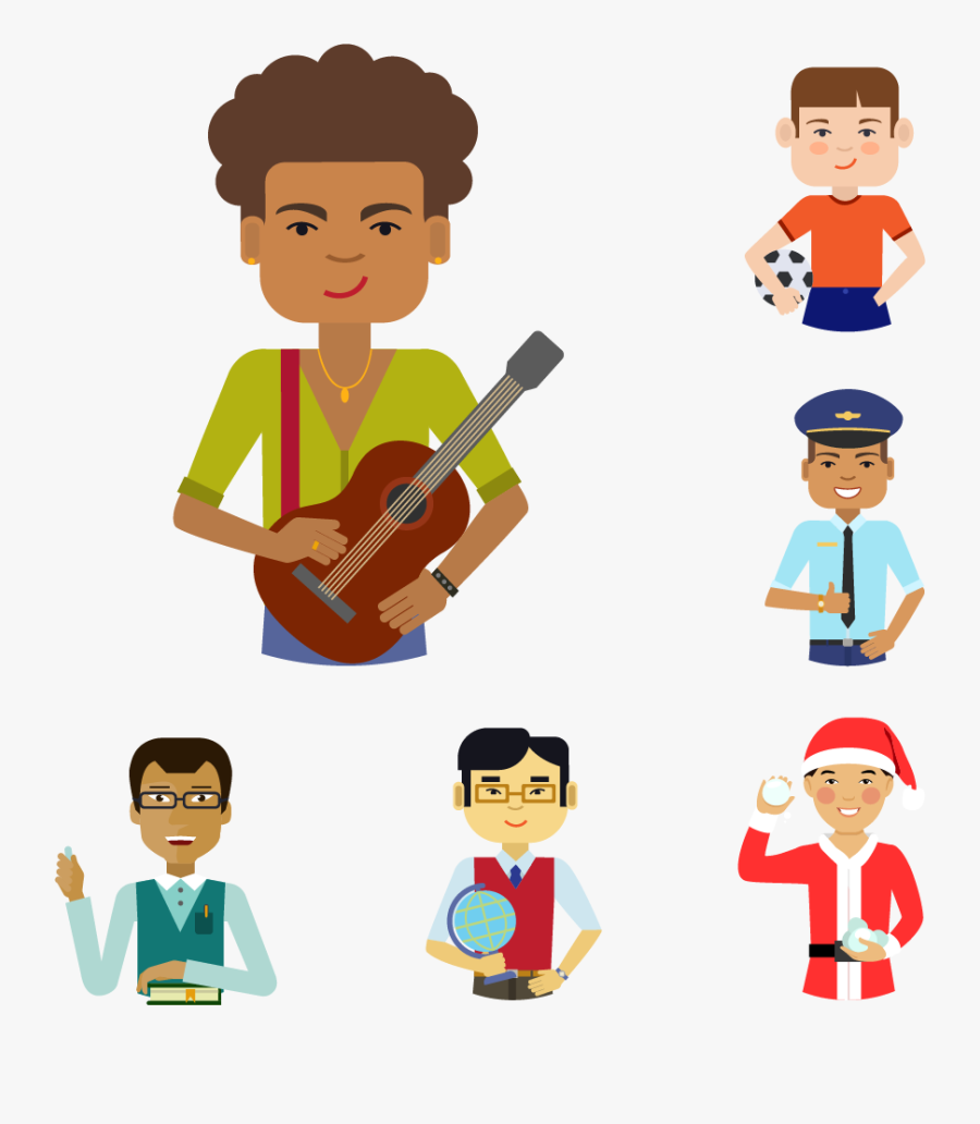 Clip Art Pictures Of Different Professions, Transparent Clipart